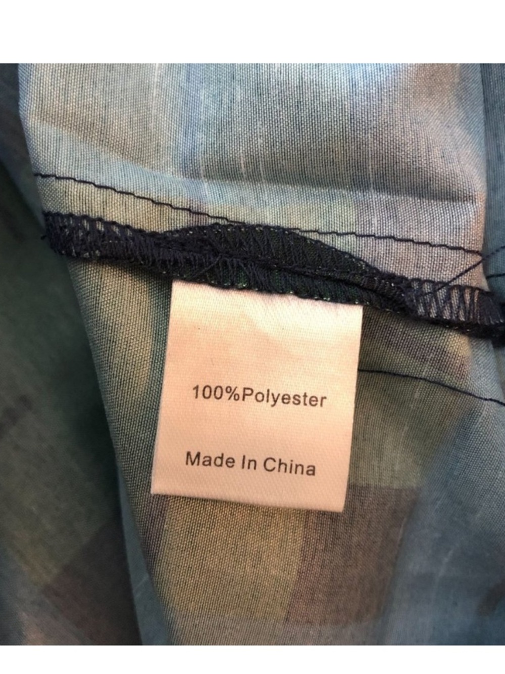 Tuckernuck Womens Jamie Velvet Trimmed Plaid Blackwatch Midi Dress Blue Green M - Picture 4 of 4